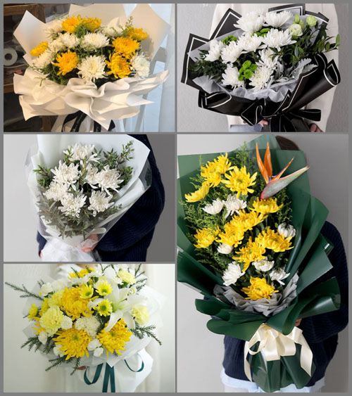 河南洛阳洛宁县故县乡白事花束代送